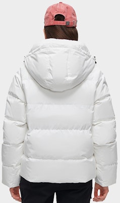 (W) FILA FUSION 白色連帽羽絨外套 - 時尚防風保暖外套。 T11W341904F-WT Sizing (W) FILA FUSION 白色連帽羽絨外套 - 時尚防風保暖外套。 T11W341904F-WT