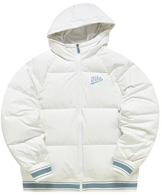 (W) 斐乐FUSION白色标志拉链连帽羽绒夹克 T11W242904FWT Order (W) 斐乐FUSION白色标志拉链连帽羽绒夹克 T11W242904FWT