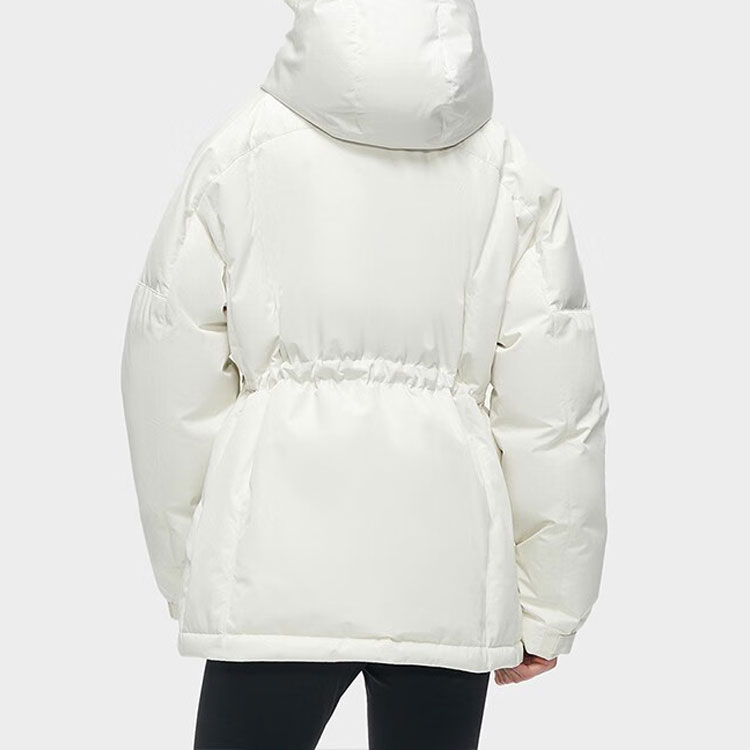 Purchase (W) FILA Fusion 白色连帽羽绒服 带拉链和标志. T11W345911FWT