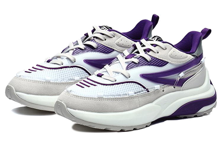 Lookbook (W) 휠라 퓨전 '화이트 퍼플' (휠라 퓨전 화이트&퍼플) T12W135210FWD