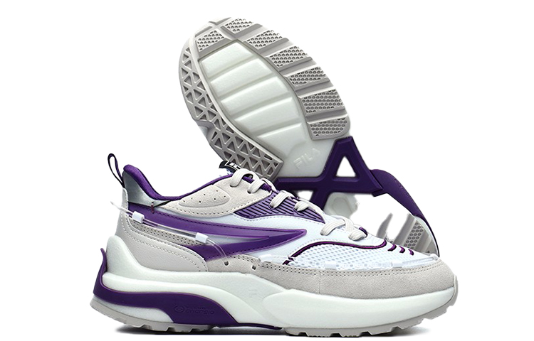 Details for (W) 휠라 퓨전 '화이트 퍼플' (휠라 퓨전 화이트&퍼플) T12W135210FWD