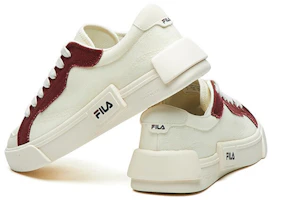 Purchase FILA FUSION斐樂潮牌 拼接感鞋底 休閒 板鞋 女款 白紅綠
