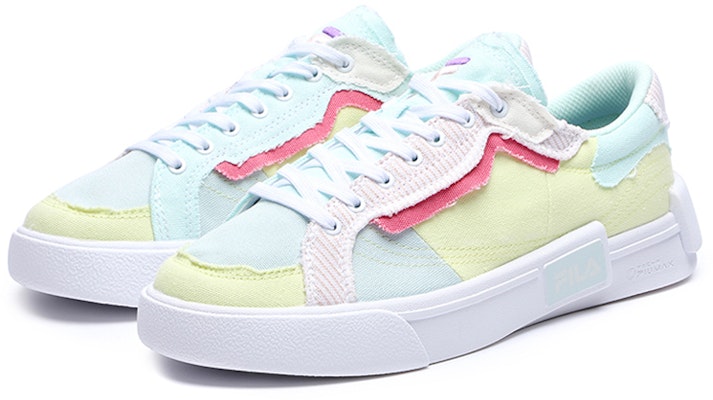 (Women) FILA FUSION Canvas Shoes 'White Multi' T12W228207FPS Order (Women) FILA FUSION Canvas Shoes 'White Multi' T12W228207FPS