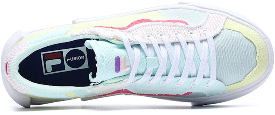 (Women) FILA FUSION Canvas Shoes 'White Multi' T12W228207FPS Lookbook (Women) FILA FUSION Canvas Shoes 'White Multi' T12W228207FPS