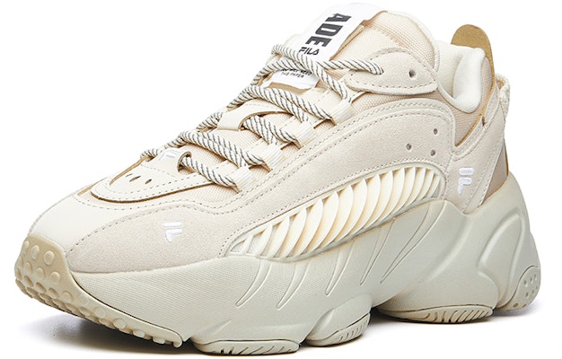 (W) FILA FUSION ADE マラソンシューズ (クリームホワイト) T12W041103FAN Order (W) FILA FUSION ADE マラソンシューズ (クリームホワイト) T12W041103FAN