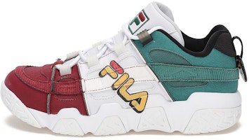 (Women) FILA FUSION ADE Barricade Sneakers 'White Red Green' T12W041202FWA (Women) FILA FUSION ADE Barricade Sneakers 'White Red Green' T12W041202FWA