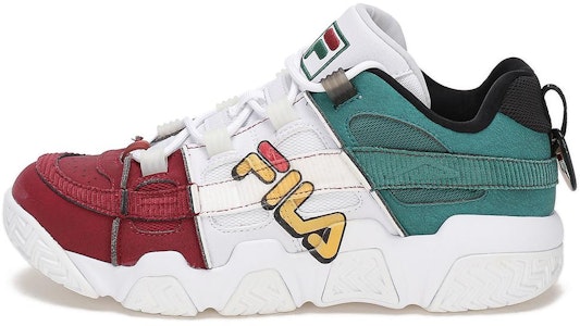 FILA斐樂 Fusion 耐磨透氣 低筒 復古籃球鞋 女款 白紅 Buy FILA斐樂 Fusion 耐磨透氣 低筒 復古籃球鞋 女款 白紅