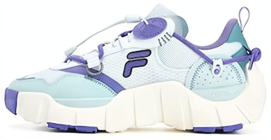 (Women) FILA FUSION Athletics Sneakers 'Blue White' T12W321201FBM (Women) FILA FUSION Athletics Sneakers 'Blue White' T12W321201FBM