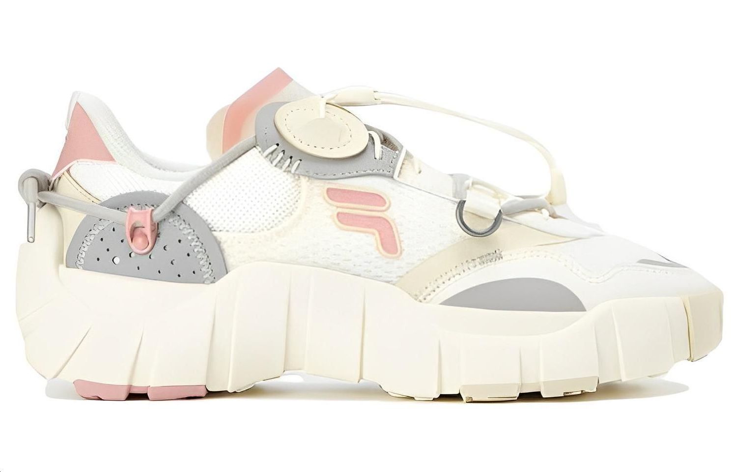 Order (W) FILA FUSION アスレチックスニーカー 白/グレー T12W321201FGS