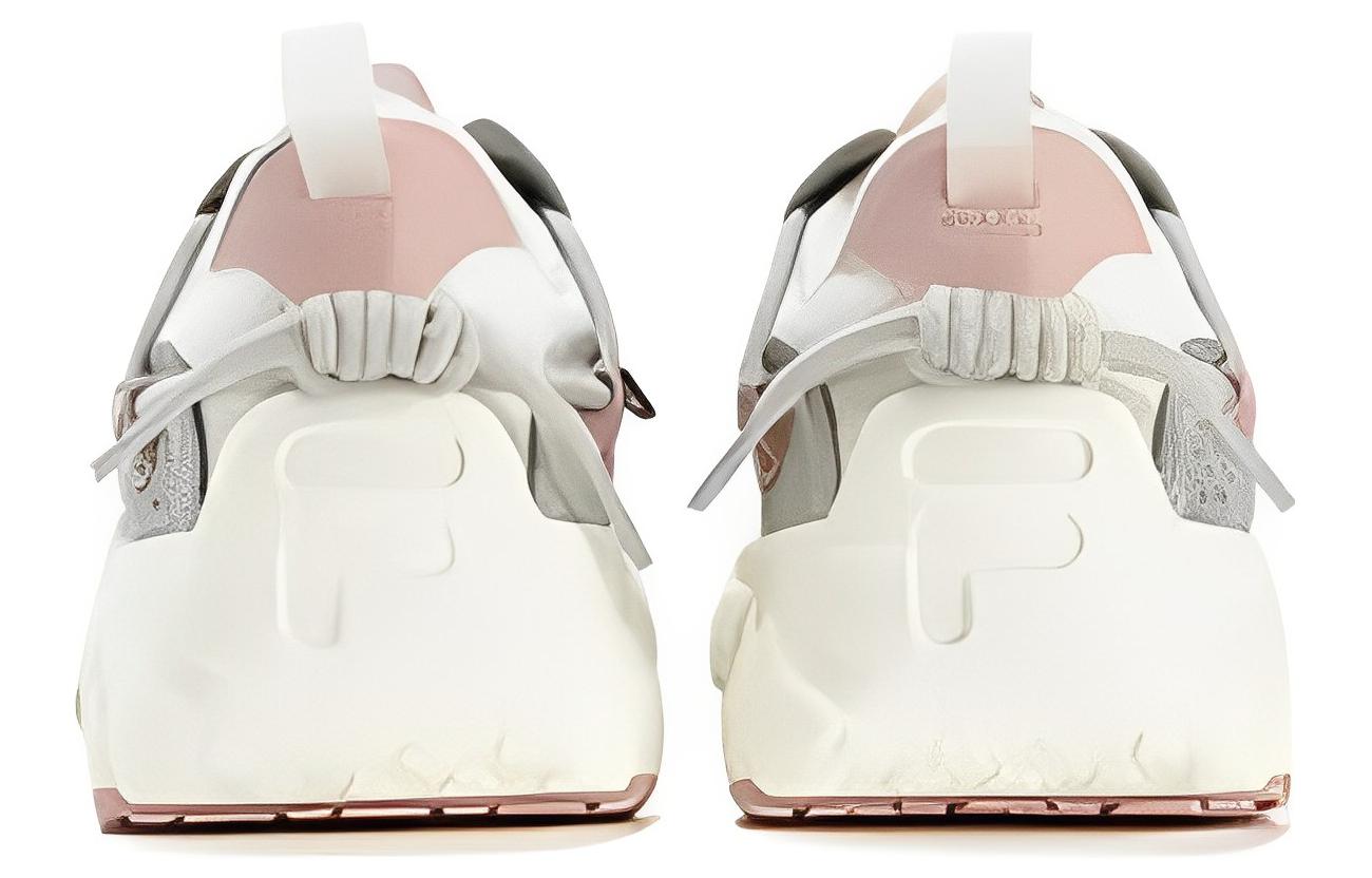 Shop (W) FILA FUSION アスレチックスニーカー 白/グレー T12W321201FGS