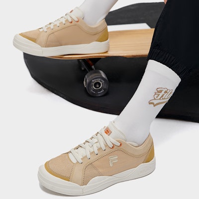 (W) FILA FUSION ATV 'Golden Wheat' Sepatu Emas Gandum T12W312301FAA Cheap (W) FILA FUSION ATV 'Golden Wheat' Sepatu Emas Gandum T12W312301FAA