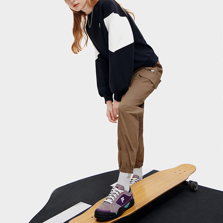 Cheap (W) FILA FUSION ATV Rendah 'Ungu Kelabu Merah' T12W312301FPA