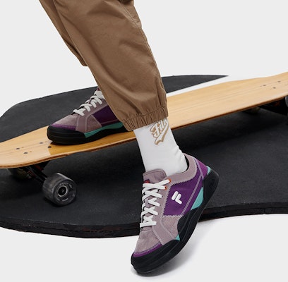 (W) FILA FUSION ATV Rendah 'Ungu Kelabu Merah' T12W312301FPA 1