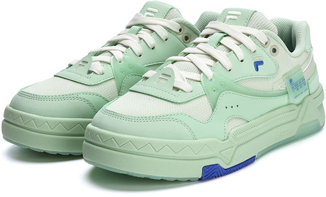 FILA FUSION斐樂潮牌 Bank 休閒 低幫 板鞋 女款 草綠色 Order FILA FUSION斐樂潮牌 Bank 休閒 低幫 板鞋 女款 草綠色