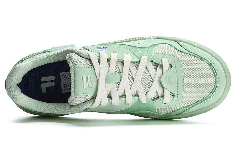 Lookbook FILA FUSION斐樂潮牌 Bank 休閒 低幫 板鞋 女款 草綠色