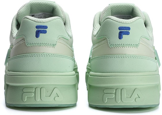 FILA FUSION斐樂潮牌 Bank 休閒 低幫 板鞋 女款 草綠色 Shop FILA FUSION斐樂潮牌 Bank 休閒 低幫 板鞋 女款 草綠色