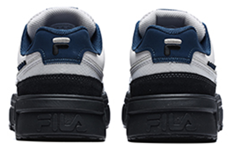 Shop (W) 휠라 퓨전 뱅크 스케이트 슈즈 '블랙 화이트 네이비' T12W232202FWP