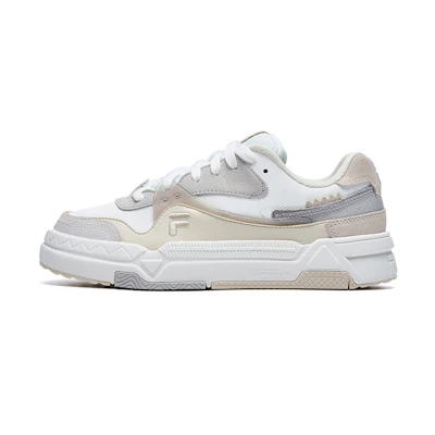 (W) FILA FUSION Bank Skate Shoes 'White Grey Beige'