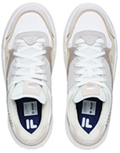 FILA FUSION斐樂潮牌 Bank 耐磨防滑 低筒 板鞋 女款 白 Lookbook FILA FUSION斐樂潮牌 Bank 耐磨防滑 低筒 板鞋 女款 白