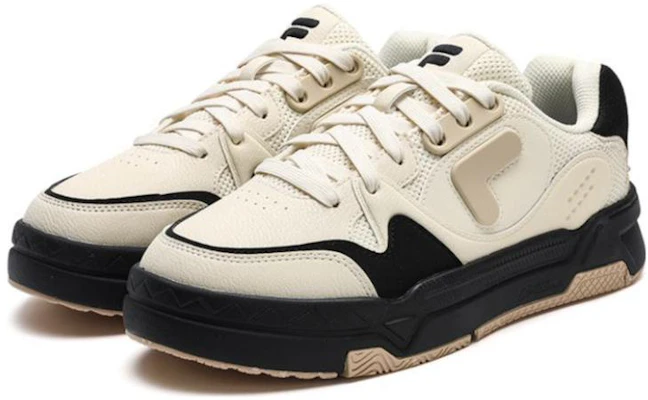 (W) FILA FUSION Bank DX Skate Chaussures ''Crème Blanc Noir'' T12W342206FAB Shop (W) FILA FUSION Bank DX Skate Chaussures ''Crème Blanc Noir'' T12W342206FAB