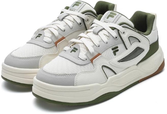 (W) 휠라 퓨전 뱅크 II '화이트 그린' T12W422304FGA Lookbook (W) 휠라 퓨전 뱅크 II '화이트 그린' T12W422304FGA