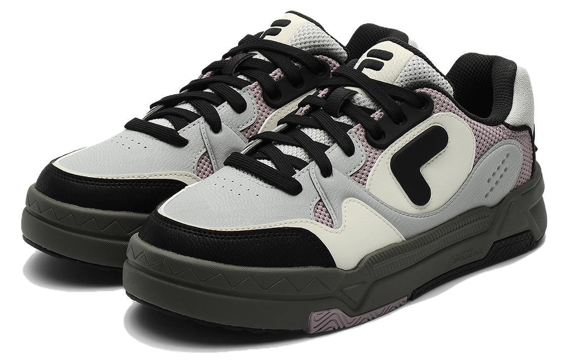 Lookbook (W) FILA FUSIONバンクスケートシューズ (グレー/ピンク/ブラック) T12W342206FSL