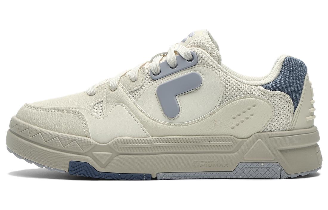 (Women) FILA FUSION Bank Skate Shoes 'Cream White Blue' T12W342206FGI