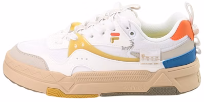 (Women) FILA FUSION Bank Skate Shoes 'White Yellow Gum' T12W228213FWP (Women) FILA FUSION Bank Skate Shoes 'White Yellow Gum' T12W228213FWP