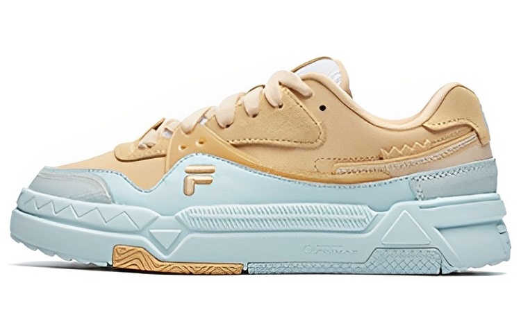 (Women) FILA FUSION Bank Skate Shoes 'Yellow Blue' T12W232202FSA