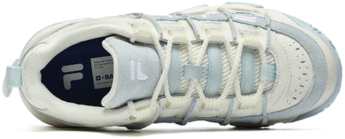 FILA FUSION斐樂潮牌 ADE Barricade 潮流 透氣防滑耐磨 低筒 復古籃球鞋 女款 米藍 Lookbook FILA FUSION斐樂潮牌 ADE Barricade 潮流 透氣防滑耐磨 低筒 復古籃球鞋 女款 米藍