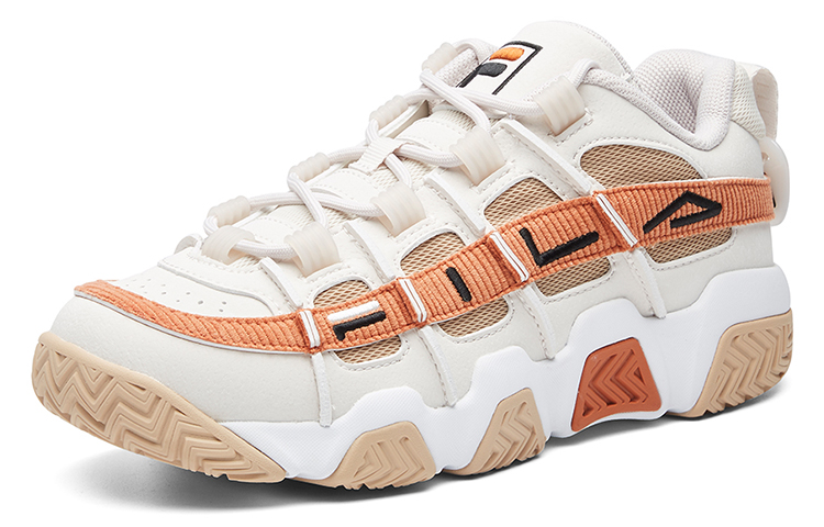 Order (Women) FILA Fusion Barricade 'White Orange' T12W041202FWR