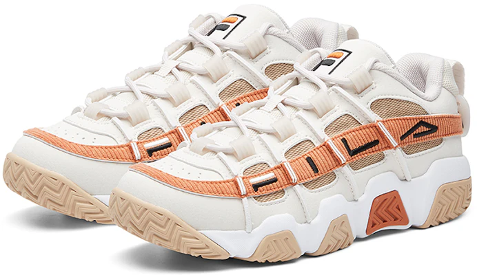 (Women) FILA Fusion Barricade 'White Orange' T12W041202FWR Lookbook (Women) FILA Fusion Barricade 'White Orange' T12W041202FWR