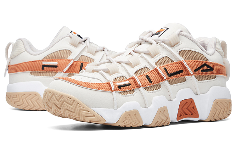 Shop (Women) FILA Fusion Barricade 'White Orange' T12W041202FWR