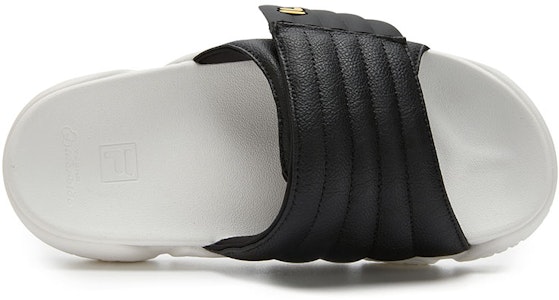 (W) 휠라 퓨전 바리케이드 슬리퍼 '블랙 화이트' T12W321507F-BB Lookbook (W) 휠라 퓨전 바리케이드 슬리퍼 '블랙 화이트' T12W321507F-BB