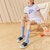 (W) Sandal FILA FUSION BARRICADE 'Hitam Putih' T12W321507F-BB