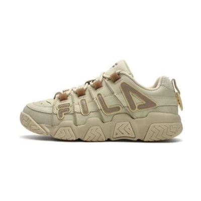 (W) FILA FUSION Barricade Sneakers 'Beige Brown'