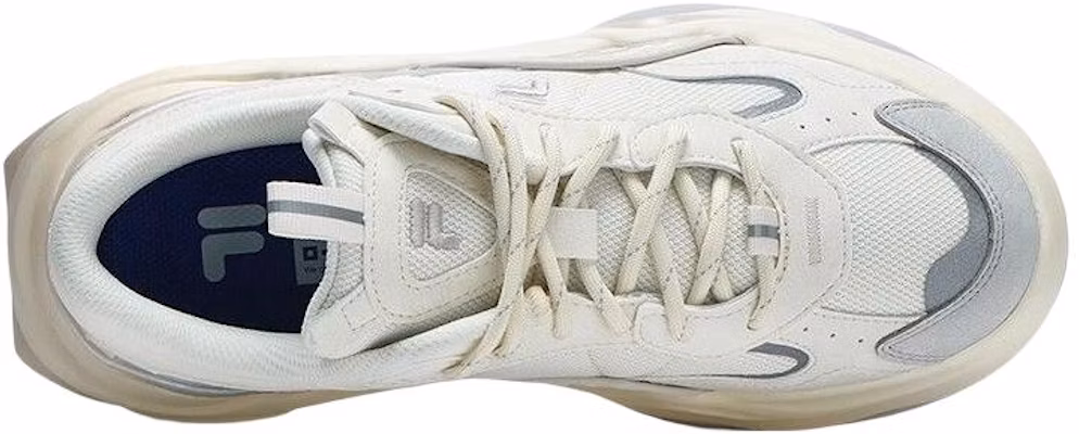 FILA FUSION斐乐潮牌 Bianco 2 減震防滑耐磨 低幫 老爹鞋 女款 白灰 Order FILA FUSION斐乐潮牌 Bianco 2 減震防滑耐磨 低幫 老爹鞋 女款 白灰