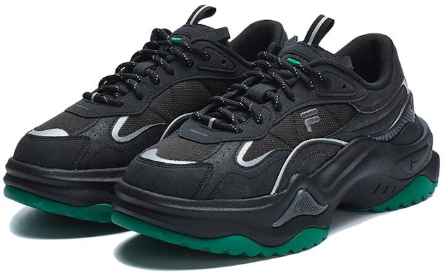 (W) Sneakers FILA FUSION Bianco 2 'Hitam Hijau' T12W311302FBG Order (W) Sneakers FILA FUSION Bianco 2 'Hitam Hijau' T12W311302FBG