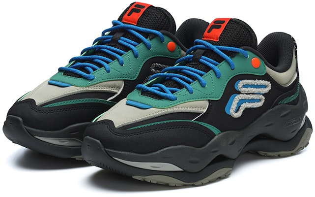 (W) Sneakers FILA FUSION Bianco 2 'Hitam Hijau Biru' T12W311103FBF Order (W) Sneakers FILA FUSION Bianco 2 'Hitam Hijau Biru' T12W311103FBF