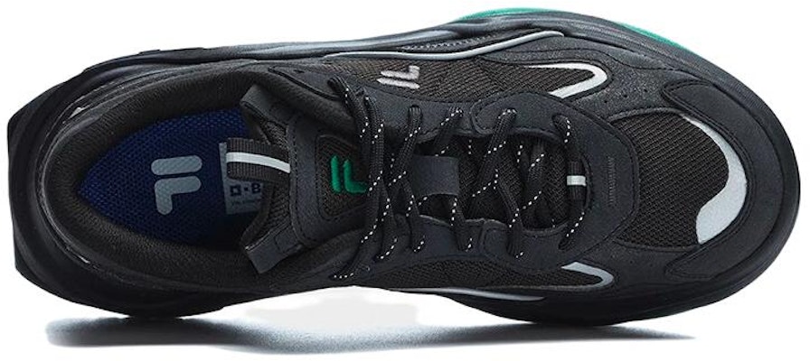 (W) Sneakers FILA FUSION Bianco 2 'Hitam Hijau' T12W311302FBG Lookbook (W) Sneakers FILA FUSION Bianco 2 'Hitam Hijau' T12W311302FBG