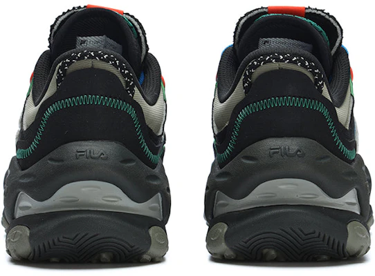 (Women) FILA FUSION Bianco 2 Sneakers 'Black Green Blue' T12W311103FBF Shop (Women) FILA FUSION Bianco 2 Sneakers 'Black Green Blue' T12W311103FBF