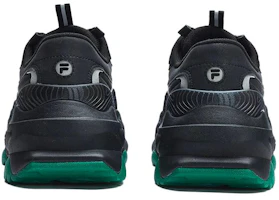 Shop FILA FUSION斐樂潮牌 Bianco 2 減震防滑耐磨 低筒 老爹鞋 女款 黑綠