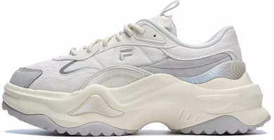 (Women) FILA FUSION Bianco 2 Sneakers 'White Grey' T12W311302FGA (Women) FILA FUSION Bianco 2 Sneakers 'White Grey' T12W311302FGA