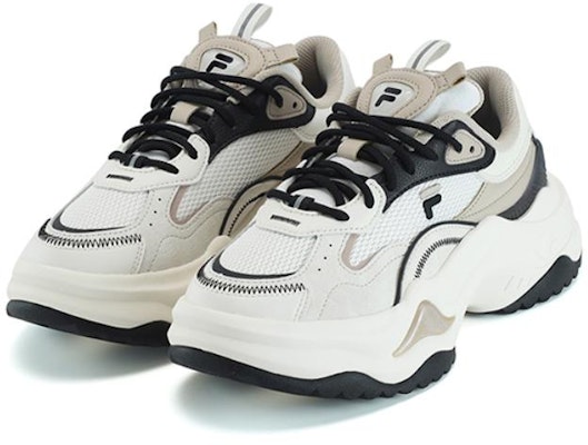 (Women) FILA FUSION Bianco II Sneakers 'White Beige Black' T12W331301AWC Order (Women) FILA FUSION Bianco II Sneakers 'White Beige Black' T12W331301AWC