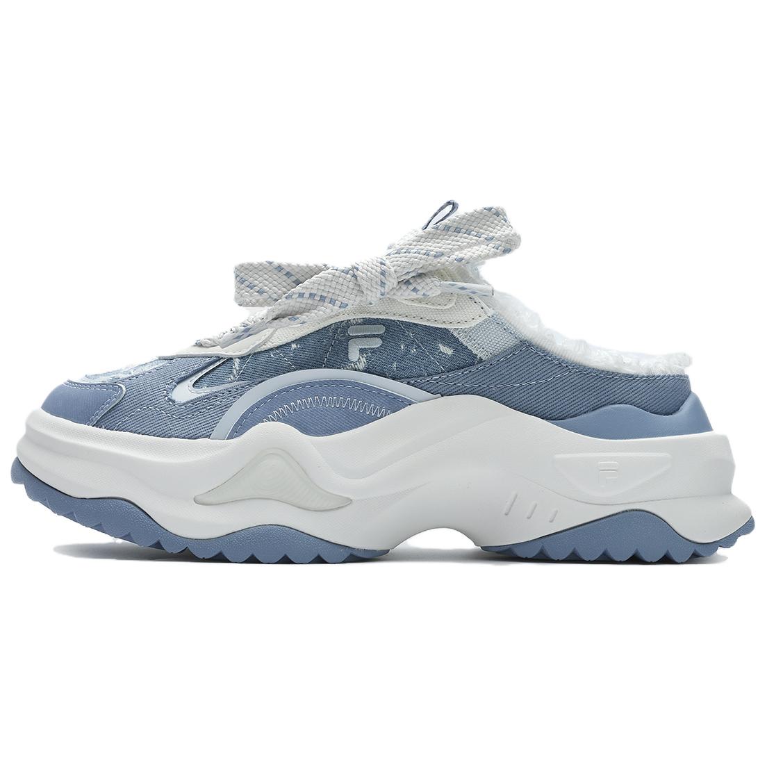(Women) FILA FUSION Bianco II Mule 'Blue White' T12W421302FRS
