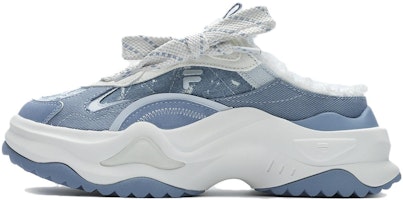 (Women) FILA FUSION Bianco II Mule 'Blue White' T12W421302FRS (Women) FILA FUSION Bianco II Mule 'Blue White' T12W421302FRS