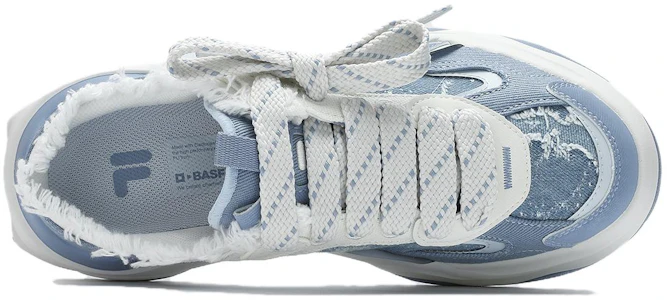 Lookbook (W) (女性用) FILA FUSION Bianco II Mule 'ブルーホワイト' T12W421302FRS T12W421302FRS
