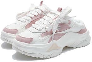 (W) FILA FUSION BIANCO II MULE 'Putih Merah Muda' T12W421302FSS Order (W) FILA FUSION BIANCO II MULE 'Putih Merah Muda' T12W421302FSS