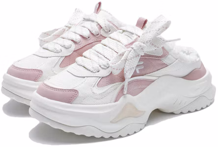 Lookbook (W) FILA FUSION BIANCO II MULE 'Putih Merah Muda' T12W421302FSS