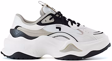 Order (W) FILA FUSION Bianco II Sepatu Sneakers 'Putih Beige Hitam' T12W331301AWC